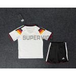 Camiseta Alemania Primera Equipación Mundial 2026 Blanco Niño Kit