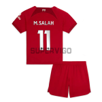 M.Salah 11 Liverpool Kid's Soccer Jersey Home Kit 2022/2023