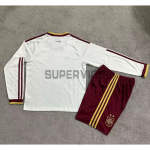 Camiseta España Segunda Equipación Mundial 2026 ML Blanco Niño Kit 2 Estrellas