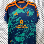 Camiseta Granada Segunda Equipación 2026/2027 Azul/Verde con Parche La Liga