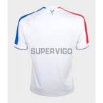 Camiseta Crystal Palace FC Segunda Equipación 2025/2026 Blanco/Azul/Rojo