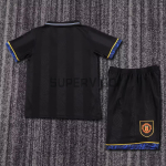 Camiseta Manchester United Primera Equipación Retro 1993/94 Negro Niño Kit
