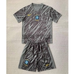 Camiseta De Portero Brasil 2024 Niño Kit Gris Claro