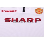 Camiseta Manchester United Edición Conmemorativa 1998/99 Blanco Niño Kit