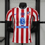 Camiseta Atlético de Madrid Primera Equipación 2025/2026 Rojo/Blanco/Azul (EDICIÓN JUGADOR)