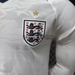 Camiseta Inglaterra Primera Equipación Mundial 2026 ML Blanco (EDICIÓN JUGADOR)
