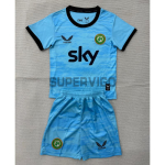 Camiseta de Portero Irland Primera Equipación Mundial 2026 Azul Niño Kit