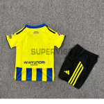 Camiseta Real Oviedo Segunda Equipación 2025/2026 Azul/Amarillo Niño Kit con Parche La Liga