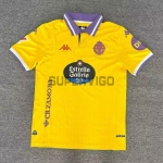 Camiseta Real Valladolid Tercera Equipación 2025/2026 Amarillo con Parche La Liga