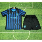 Camiseta Inter de Milan Primera Equipación 2025/2026 Azul/Negro Niño Kit