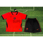 Camiseta Holanda Primera Equipación Mundial 2026 Naranja Niño Kit