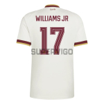 Camiseta Williams Jr 17 España Segunda Equipación Mundial 2026 Blanco/Rojo
