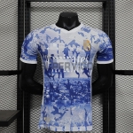 Camiseta Real Madrid 2024/2025 Blanco/Azul (EDICIÓN JUGADOR)