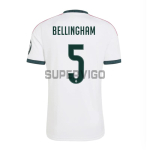 Camiseta BELLINGHAM 5 Real Madrid Primera Equipación 2026/2027 Blanco con Parche HP