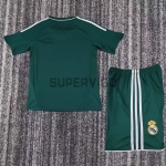 Camiseta Real Madrid Tercera Equipación Retro 2012/13 Verde Niño Kit