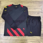 Manchester City Soccer Jersey Away Long Sleeve Kit 2022/2023