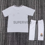Camiseta Real Madrid Primera Equipación Retro 2008/09 Blanco Niño Kit