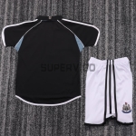 Camiseta Newcastle United Segunda Equipación Retro 2000/01 Negro Niño Kit
