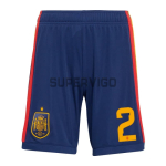 Camiseta Marc Pubill 2 España Primera Equipación Mundial 2026 Rojo/Azul