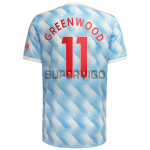 Camiseta Greenwood 11 Manchester United Segunda Equipación 2021/2022
