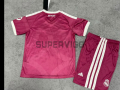 Camiseta Real Madrid Tercera Equipación 2026/2027 Rosa Niño Kit con Parche HP