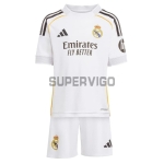 Camiseta MBAPPÉ 10 Real Madrid Primera Equipación 2025/2026 Blanco Niño Kit