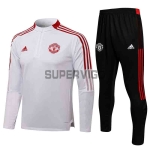 Sudadera De Entrenamiento Manchester United 2021/2022 Kit Blanco