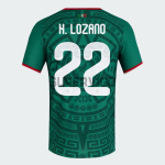 Camiseta H.Lozano 22 México Primera Equipación 2026 Verde