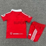 Camiseta Sevilla Segunda Equipación 2025/2026 Rojo Niño Kit con Parche La Liga