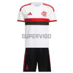 Camiseta Flamengo Segunda Equipación 2026/2027 Blanco Niño Kit