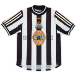 Camiseta Newcastle United Primera Equipación Retro 1997/99 Negro/Blanco