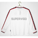 Camiseta Manchester United Retro 1998/99 ML Blanco