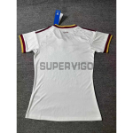 Camiseta España Segunda Equipación Mundial 2026 Blanco/Rojo Mujer
