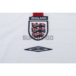 Camiseta Inglaterra Primera Equipación Retro 2004 Blanco Niño Kit