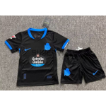 Camiseta Deportivo de La Coruña Segunda Equipación 2026/2027 Negro Niño Kit con Parche La Liga