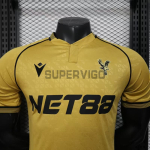 Camiseta Crystal Palace FC Segunda Equipación 2025/2026 Amarillo (EDICIÓN JUGADOR)