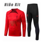 Training Top Kit Liverpool 2022/2023 Enfant Rouge