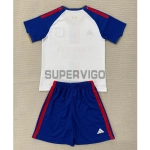 Camiseta Olympique De Lyon Primera Equipación 2026/2027 Blanco/Azul Niño Kit