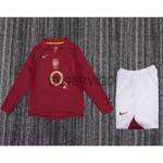 Camiseta Arsenal Primera Equipación Retro 2005/06 ML Rojo Niño Kit