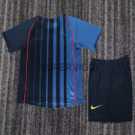 Camiseta Barcelona Segunda Equipación Retro 2004/05 Azul/Azul Marino Niño Kit