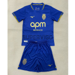 Camiseta Monaco Segunda Equipación 2025/2026 Azul/Dorado