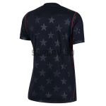 Camiseta EE.UU Segunda Equipación Mundial 2026 Negro Obsidiana Mujer