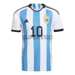 Maillot Messi 10 Argentine 2022 Domicile 3 Etoiles