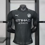 Camiseta Manchester City Segunda Equipación 2025/2026 Negro (EDICIÓN JUGADOR)