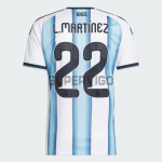 Camiseta L.Martínez 22 Argentina Primera Equipación 2026 Azul/Blanco