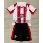 Camiseta Southampton Primera Equipación 2025/2026 Rojo/Blanco Niño Kit
