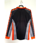 Camiseta AS Roma Tercera Equipación Retro 1998/99 ML Negro/Naranja/Gris