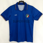 Camiseta Italia Primera Equipación Retro 1990 Azul