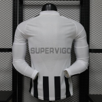 Camiseta Juventus Primera Equipación 2026/2027 ML Negro/Blanco (EDICIÓN JUGADOR)