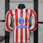 Camiseta Atlético de Madrid Primera Equipación 2025/2026 ML Rojo/Blanco (EDICIÓN JUGADOR)